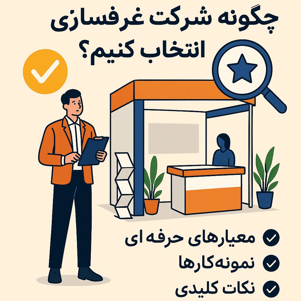 چگونه بهترین شرکت غرفهسازی را انتخاب کنیم؟